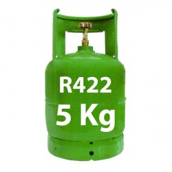 5 Kg R422 (ex R22) REFRIGERANT GAS REFILLABLE CYLINDER