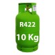 10 Kg R422 (ex R22) REFRIGERANT GAS REFILLABLE CYLINDER