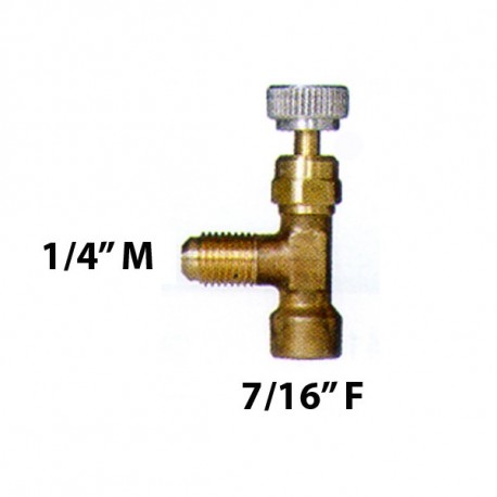 Hahn 7/16"(F) SAE -1/4"(M) SAE R600a