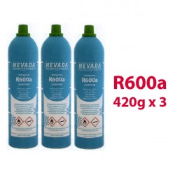 KÄLTEMITTEL R600a (isobutan) 3 x 420g 