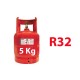 5 kg R32   kältemittel nachfüllbar Gasflasche 