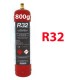 800g kg R32 kältemittel nachfüllbar Gasflasche 
