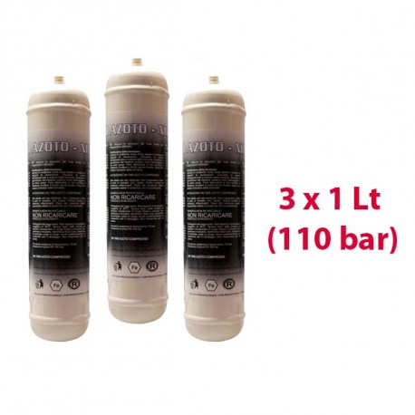 NITROGEN 1KG-110 BAR x 3 Flaschen