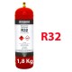 1,8 Kg Kg R32 KÄLTEMITTEL NACHFÜLLBAR GAS FLASCHE
