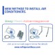 Installation kit for air conditioner